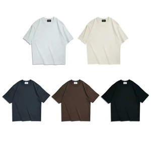 T-shirt Homme Collection Été 2026 en Coton Haute Densité 220g, Coupe Slim, Col Rond, Décontracté, Séchage Rapide, Respirant - Product Image 4