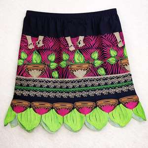 Últimos diseños hawaianos, faldas con bordados polinesios, ropa personalizada de alta calidad para mujeres de las Islas del Pacífico, falda micronesia. - Product Image 6