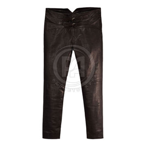 Pantalones de Cuero de Color Sólido para Exteriores, Pantalones de Cuero Casuales para Hombre, Pantalones de Cuero de Venta Caliente - Product Image 4
