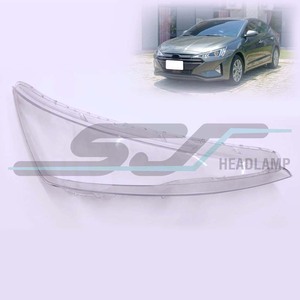 Nouveau pour Elantra 2019-2020 : Cache-phare en verre transparent avec revêtement PC/UV, remplacement côté conducteur (gauche) / côté passager (droit) - Product Image 2