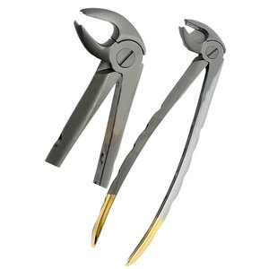 JACKBILLY Forceps d'extraction dentaire manuels allemands de qualité supérieure # Instruments chirurgicaux en acier inoxydable de haute qualité MD4 certifiés CE - Product Image 1