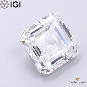 Impresionante Anillo Personalizado con Diamante CVD Cultivado en Laboratorio de 1.00 Quilates, Corte Asscher, con Certificado IGI, Color D, Claridad VVS1 - Product Image 5