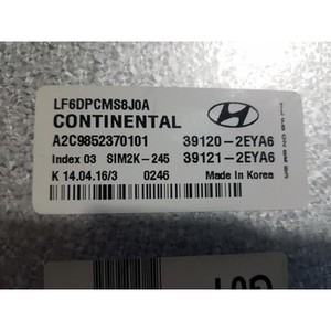 ECUs et modules informatiques d'occasion Sonata 391212EYA6 - Product Image 5