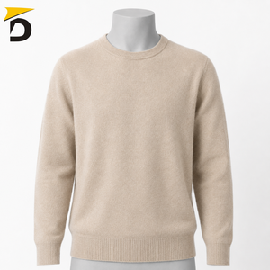 Darsa Impex – Nouvelle Collection : Pull en Cachemire Respirant Personnalisé avec Logo, Col Rond Classique, Hiver Homme, Logo Frontal – Vente en Gros - Product Image 5