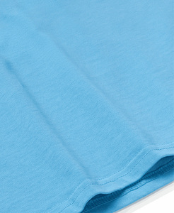 2026 New <b>Men</b> Oversized Regular Fit Front Printed Formal O-Neck Short Sleeve T-Shirt 100% Cotton Knitted Anti-Pilling 220g <b>Blue</b> - Product Image 5