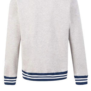 Sudadera de Cuello Redondo con Ribetes Sólidos de Primera Calidad para Hombre, Corte Holgado, Tacto Suave, Uso Diario, Transpirable, Sudadera con Logotipo Personalizado para Primavera - Product Image 6