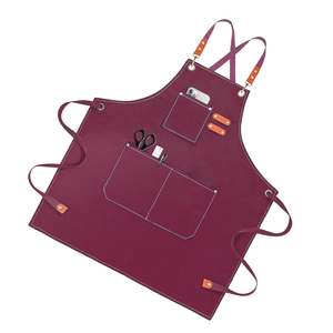 Delantal de Barbero Duradero de Alta Calidad con Diseño de Capa Ajustable y Bolsillos para Herramientas y Accesorios, Tela de Poliéster/Nailon - Product Image 4