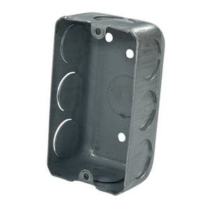 Caja Eléctrica Rectangular de Acero Galvanizado de 1.0 mm de Grosor, 1/2 Pulgada, Resistente al Fuego y a la Corrosión - Product Image 1