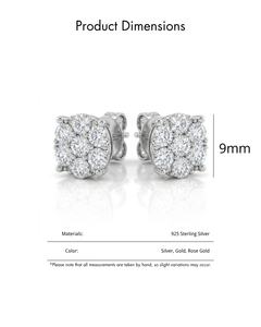Pendientes de Diamante Moissanite con Piedras Moissanite de Color D VVS y Pulido Premium para Uso Diario en Moda de Lujo - Product Image 3