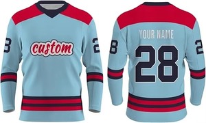 Maillot de hockey sur glace sublimé, vêtement de sport respirant et à séchage rapide, parmi les plus vendus - Product Image 5