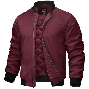 Blouson bomber décontracté léger pour homme, fabrication OEM ODM, taille personnalisée, directement de l'usine, tissu imperméable, vente en gros, faible MOQ, expédition mondiale - Product Image 4
