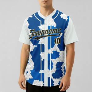 Livraison rapide, impression personnalisée de maillots de softball, impression par transfert thermique, ensemble de maillots de baseball, ensemble uniforme, 100% polyester, ensemble de softball - Product Image 2