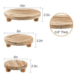 Support de présentation en bois pour la décoration intérieure, mini-table polyvalente pour plantes, objets décoratifs, présentoir de vente au détail - Product Image 4