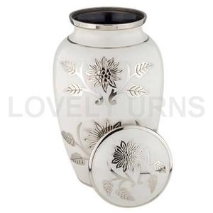 Urna Funeraria para Adultos Estilo Americano LU Grace Blanca, Capacidad de 200 Pulgadas Cúbicas - Product Image 5