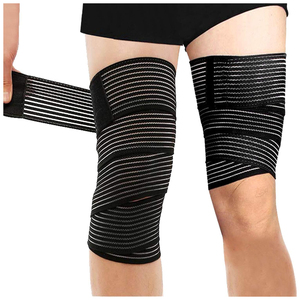 Gym Weightlifting Power Lifting Heavy Duty <b>Knee</b> Wraps <b>compression</b> High Quality Heavy Duty <b>Knee</b> Wraps Wholesale Price - Product Image 1