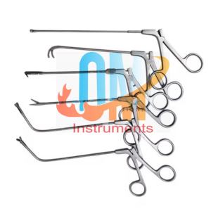 ชุดเครื่องมือผ่าตัดหู คอ จมูก ยี่ห้อ OldMed คุณภาพสูง ผลิตจากเหล็กกล้าไร้สนิมเกรดทางการแพทย์ ใช้ซ้ำได้ 6 ชิ้น - Product Image 1