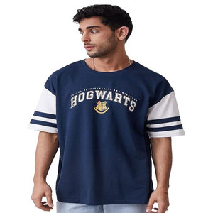 Camiseta de Alta Calidad y Peso Pesado con Hilo Abierto y Hombros Descubiertos, Camiseta de Algodón Puro con Logotipo Bordado - Product Image 2