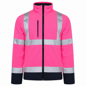 Safety <b>Jacket</b> Hot Sale Two Tone Thermal High Visibility Waterproof <b>Hi</b> <b>Vis</b> Reflective Safety <b>Softshell</b> <b>Jacket</b> Windbreaker <b>Jacket</b> - Product Image 6