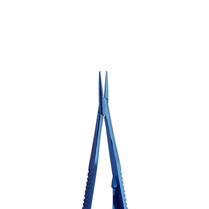 Castroviejo Needle Holder Short Body Straight Lock Manual <b>Titanium</b> Construction CE Certified Approximately 125 mm Surgical - Product Image 3