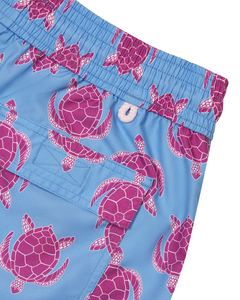 <b>Mens</b> Custom Design Heat-Transfer Printed Swim <b>Shorts</b> Elastic Waist Breathable Quick Dry High Quality Polyester/Cotton Custom - Product Image 6