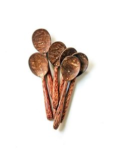 Cuillère en noix de coco naturelle, fabriquée à la main à partir de coquille de noix de coco véritable, écologique, durable, ustensile de cuisine pour un usage quotidien - Product Image 3