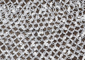 Aluminum Chainmail Shirt Half Sleeve 10mm Riveted <b>Ring</b> Viking Knight Armor Medieval Historical Reenactment And Halloween Costume - Product Image 6