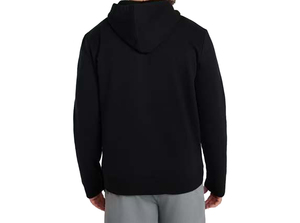 Sudadera con Capucha para Hombre, Color Sólido, Informal, para Otoño, Negra, Manga Larga, 100% Algodón, Felpa, Tejida, Sudadera Moderna - Product Image 2