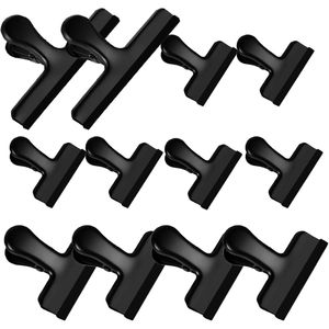 Confezione da 12 Clip per Sacchetti in Acciaio Inox con Copertura in Silicone, Codificate per Colore, Sigillatura Ermetica per Sacchetti Alimentari, Niente Più Bordi Affilati - Product Image 1