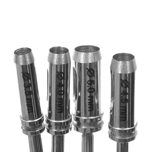 Bone Bridge Instruments 12-Piece Dental Trephine Tissue <b>Punch</b> Kit Silver Cone Head 1.4mm Manual Instrument CE Certified for - Product Image 2