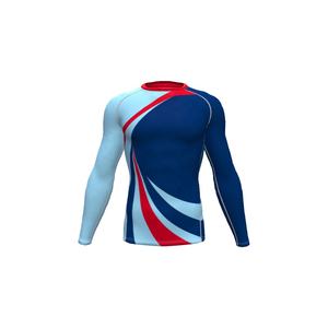 All Seasons Wholesale Men's Sublimation Customized OEM MMA <b>Rashguard</b> Full Sleeves Sports Bjj <b>rashguard</b> compression shirt for men - Product Image 1