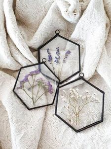 Cadre photo en verre et métal pour décoration murale, à suspendre ou à poser sur table, avec verre sur 2 côtés, cadres personnalisés - Product Image 6