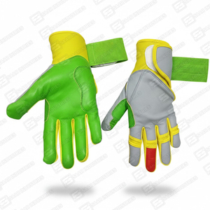 Nouveaux gants de frappe de baseball en cuir véritable de haute qualité, design unique et professionnel, couleur personnalisée, durables et légers - Product Image 4