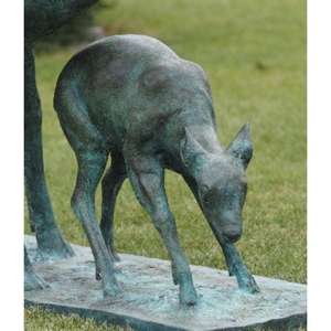 Estatua de Cierva Madre con Cachorro de Tamaño Real, Escultura Decorativa de Reno para Jardín, Otros Artículos para Eventos, Decoración Navideña - Product Image 3