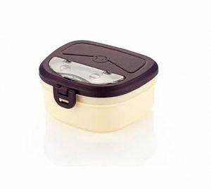 Boîte à lunch en plastique élégante et de haute qualité, pour le transport quotidien du déjeuner, fabriquée en Inde, au meilleur prix. - Product Image 3