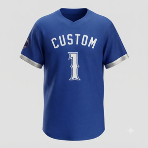 Custom Baseball Jersey Wholesale Personalized Team Uniform Unisex Sports Shirt Printed Name Number <b>Athletic</b> Apparel Blank Soft - Product Image 2