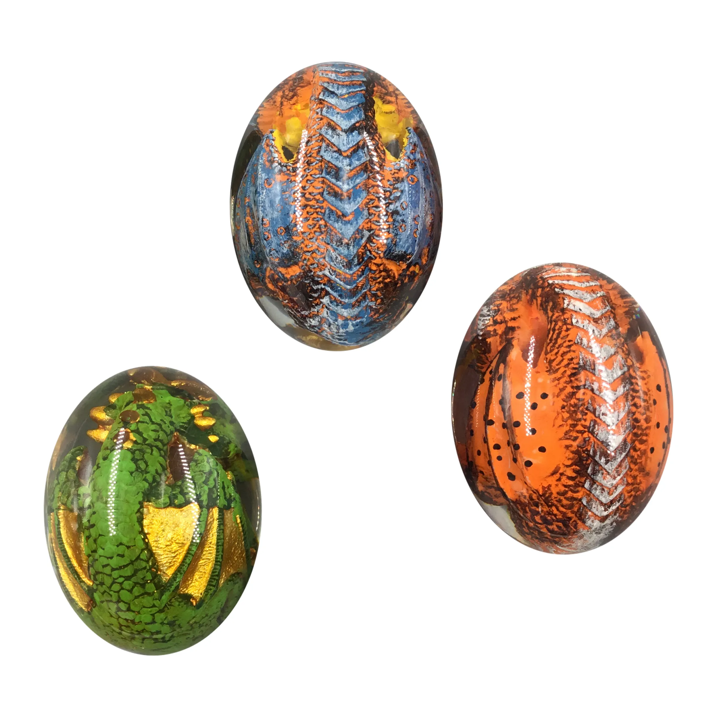 Creative Artificial Egg Sculpture Crystal Resin Design Birthday Gift Statue Accessories Dragon Egg