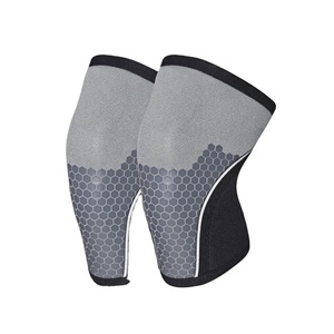 Par de Rodilleras de Neopreno de 7mm, Alta Calidad, Protección Profesional, Transpirables, Compresivas, para Levantamiento de Pesas, Unisex - Product Image 5