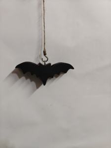 Chauve-souris en bois d'Halloween, araignée en bois, bâton en bois - Product Image 4