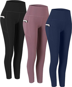Meilleures ventes Leggings personnalisables avec logo pour femmes, taille haute, pour le sport et le yoga, effet push-up, froncés et sans couture - Product Image 6