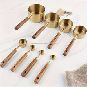 Kitchen Accessories Brass Measuring <b>Cups</b> Engrave <b>Measurement</b> And <b>Cups</b> Logo Brass Antique Kitchenware Measuring <b>Cups</b> Wholesale - Product Image 4