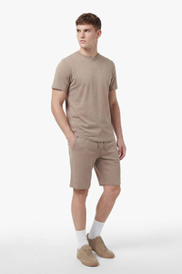 Men Oversized Drop Shoulder T-shirt <b>Set</b> Custom Logo Blank Breathable Summer <b>Set</b> Cotton Street Wear Vintage Luxury Men Plain <b>Sets</b> - Product Image 5