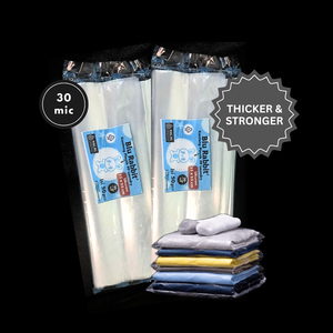 ถุงซักผ้าพลาสติก PP โพลีโพรพิลีน ขนาดเล็ก 35 x 55 ซม. หนา 30 ไมครอน ใช้ซ้ำได้ ผลิตในอินโดนีเซีย - Product Image 3