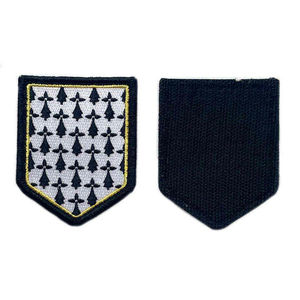 Parches Bordados de Diseño Personalizado a Bajo Precio, Parches Bordados de Tela Twill Hechos a Máquina de Buena Calidad para Accesorios de Ropa - Product Image 2