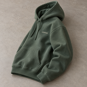 Sweat-shirt à col rond personnalisé en tissu éponge, sweats à capuche vierges en coton OEM, unisexe, grandes tailles, HOODIE long pour homme - Product Image 6
