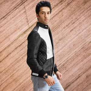 แจ็กเก็ตหนังของผู้ชายแจ็กเก็ตหนังที่มีน้ำหนักเบาและใส่สบาย - Product Image 3