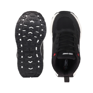 Chaussures de course noires pour hommes, basses, à lacets, respirantes, design athlétique, confort flexibles pour l'entraînement - Product Image 6