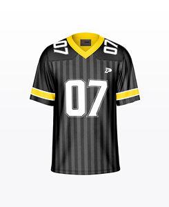 Maillot de football américain WLKY INTERNATIONAL personnalisé à col en V, qualité supérieure, manches courtes, grande taille, respirant et anti-humidité - Product Image 2