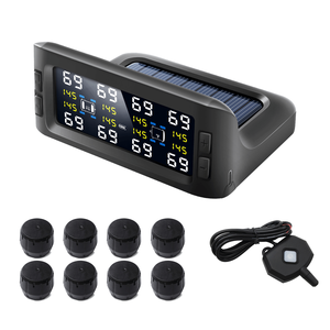 Sensore digitale pressione pneumatici PST601P8TP per autocarri a 8 ruote autobus ingegneria veicoli 0-13Bar monitoraggio ricarica solare USB - Product Image 1