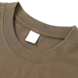 เสื้อยืดโอเวอร์ไซส์ผู้ชายผ้าคอตตอน 100% พิมพ์ลายสกรีนสไตล์วินเทจทรงบ็อกซี่  พร้อมโลโก้สั่งทำพิเศษ  สำหรับฤดูใบไม้ผลิ - Product Image 6