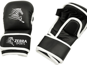 Gants de boxe MMA en similicuir pour hommes et femmes adultes, fermeture à boucle réglable, design respirant pour l'entraînement de Muay Thai et de Sanda - Product Image 4